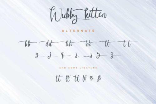 Wubby Kitten Font 10