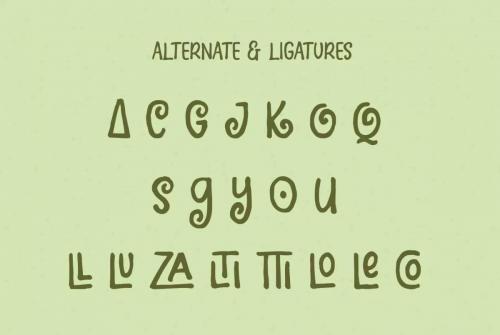 Zebudabi Display Font 8