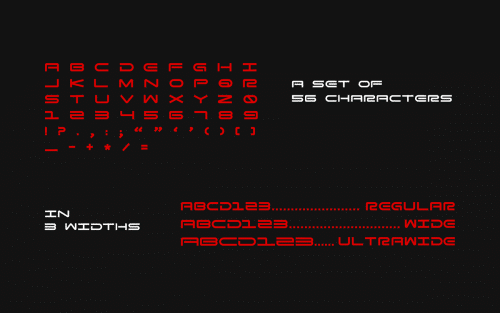 Zero G Display Font 3