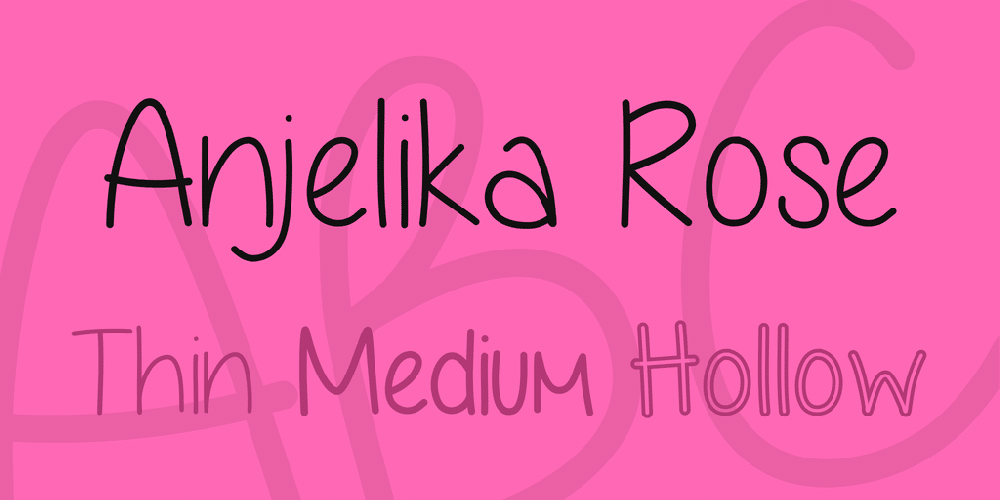 Anjelika Rose Font