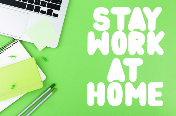 Bubble Water Display Font 3