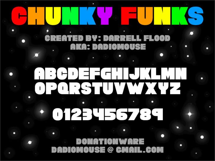 Chunky Funks Font