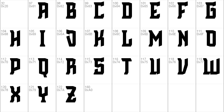 Cinematic English Font 2