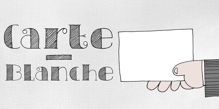 DK Carte Blanche Font