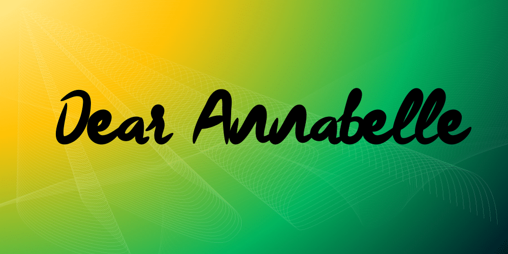 Dear Annabelle Font