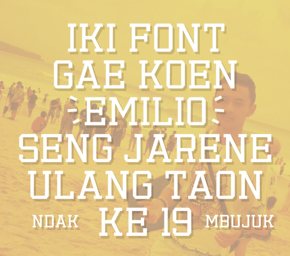 Emilio 19 Font 4