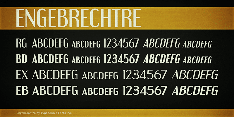 Engebrechtre Font