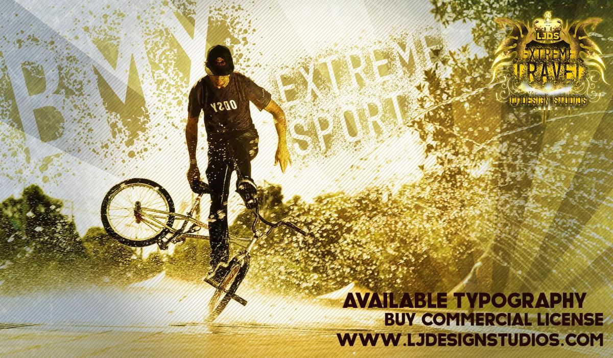 Extreme Travel Font 3