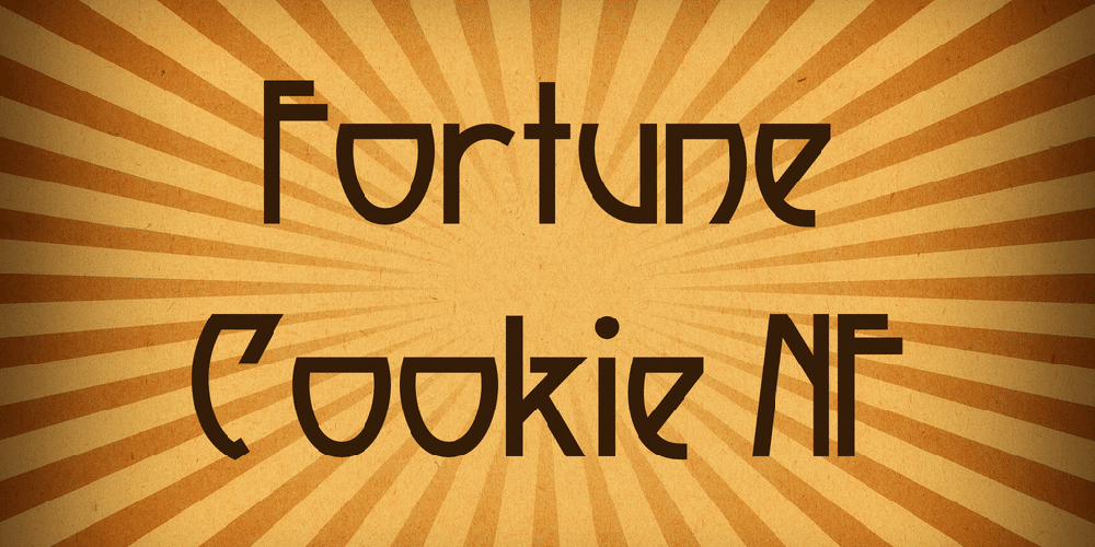 Fortune Cookie Nf Font