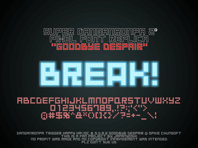 Goodbye Despair Font