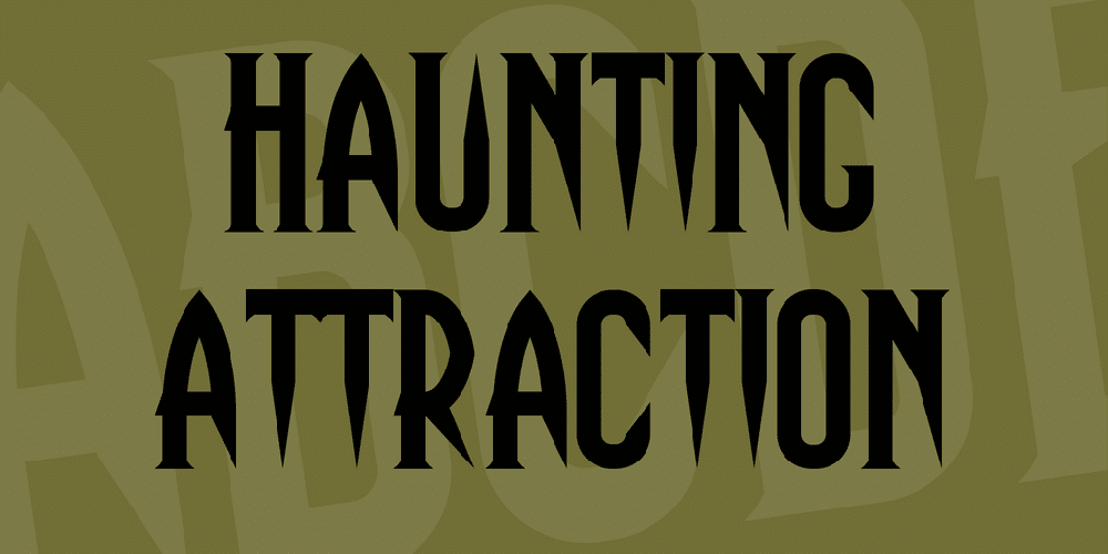 Haunting Attraction Font