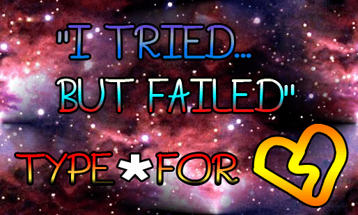 I Tried.. But Failed Font 1