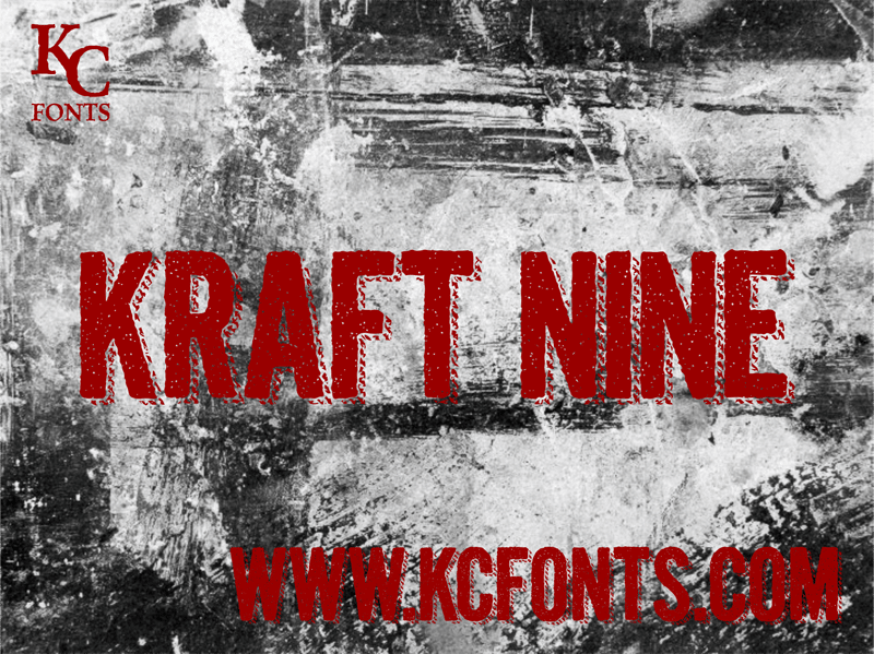 Kraft Nine Font