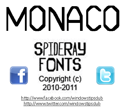 Monaco Font