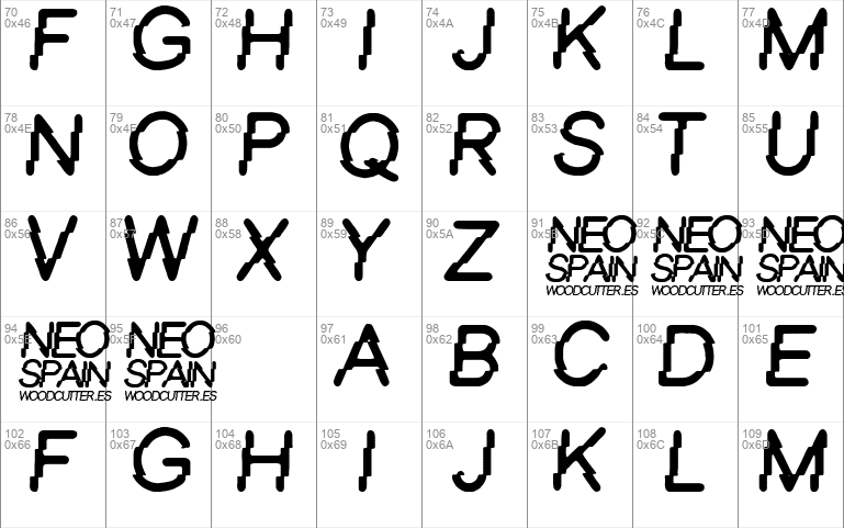 Neo Spain Font 3