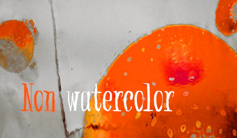 Non Watercolor Font 1