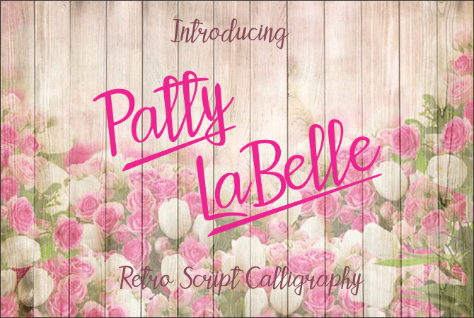 Patty LaBelle Font 1