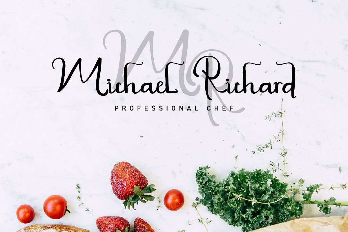 Plaza Avenue Handwriting Font 6