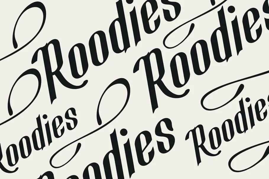 Roodies Italic Font 2