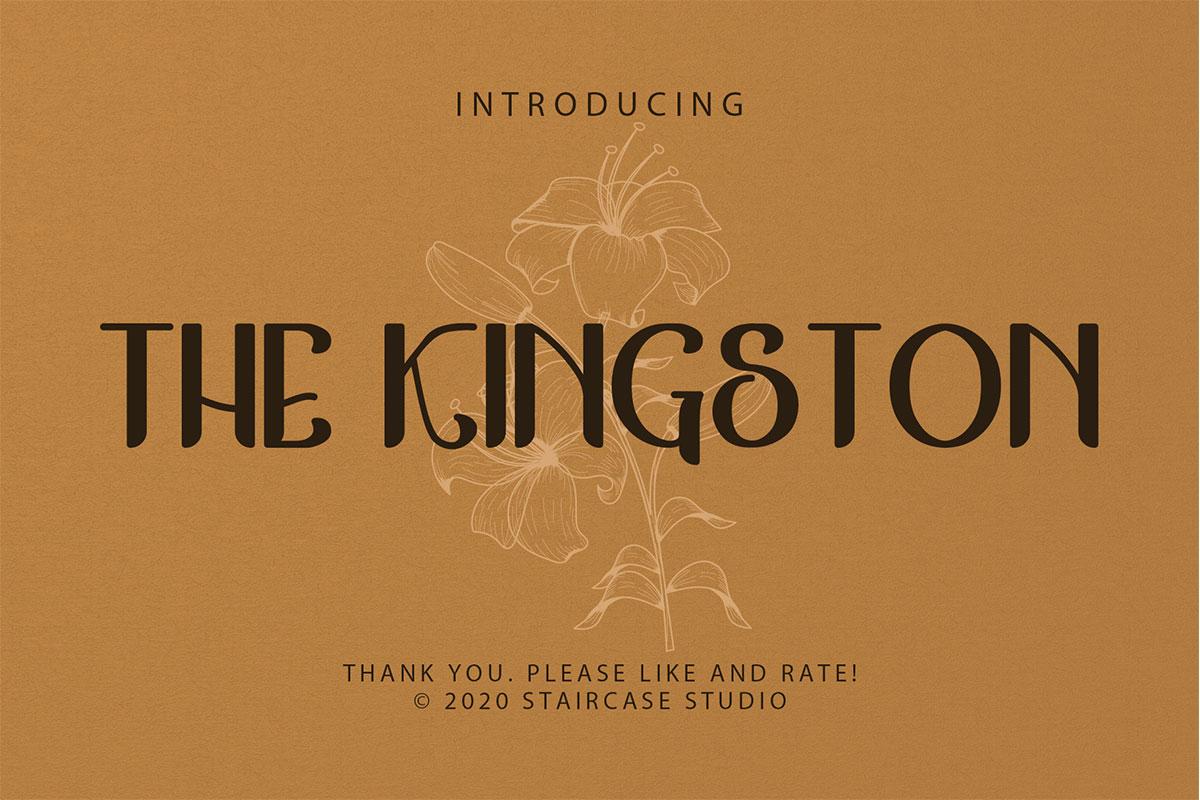 The Kingston 2 Font 1