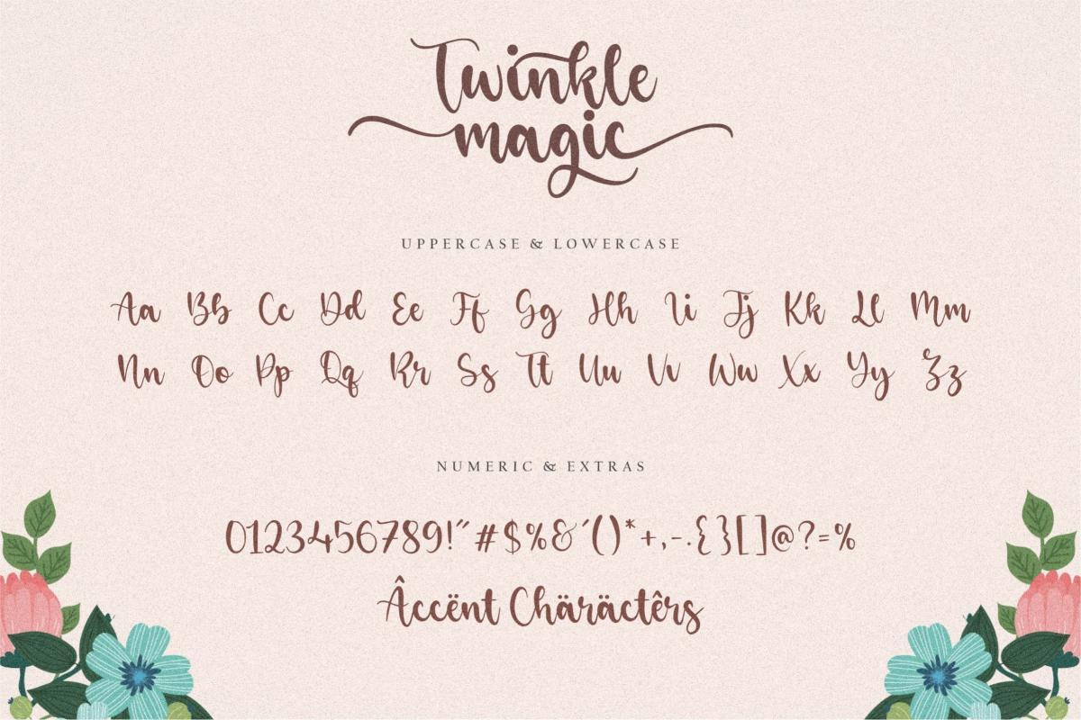 Twinkle Magic Script Font 5