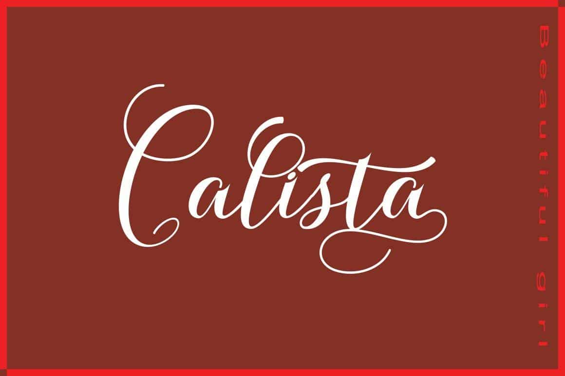 Valentine Modern Calligraphy Font 4