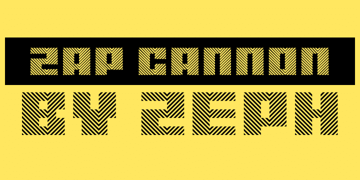 Zap Cannon Font 1