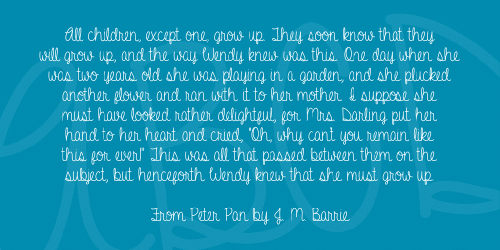 A Gentle Touch Font 2