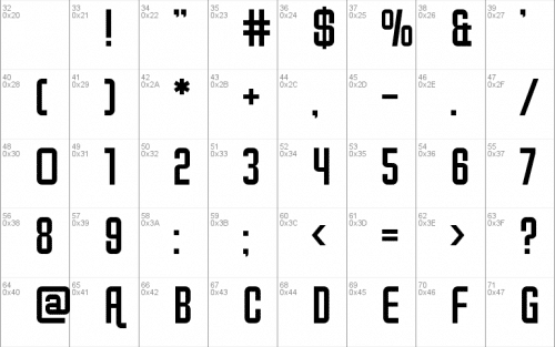 Airport Font 2