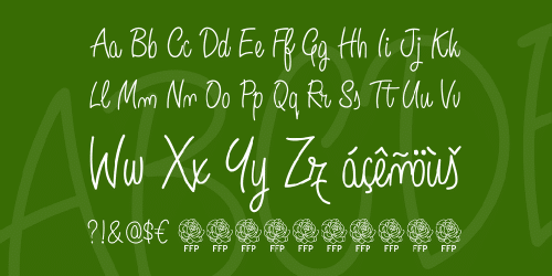 Angelique Rose Font 4