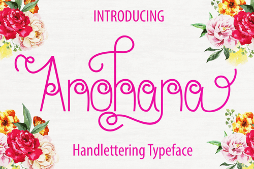 Anohana Font 1