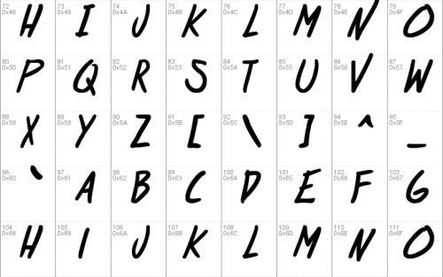 At Risk Youth Font 4