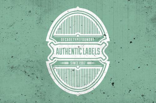 Authentic Labels Font 1