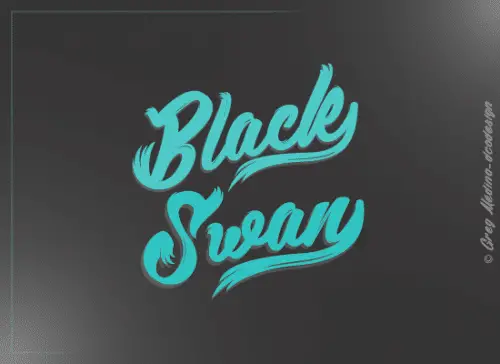 BLACK SWAN Font