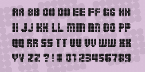Balls On The Rampage Font 2