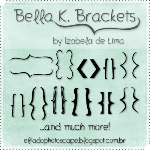 Bella K. Brackets Font 1