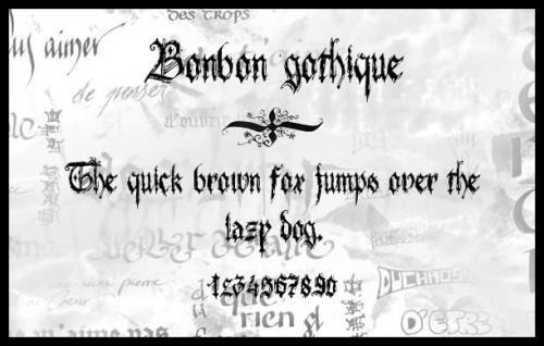 Bonbon Bleu Font 1