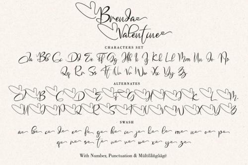 Brenda Valentine Font 9