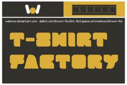 Brown Fox Font 4