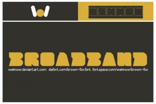 Brown Fox Font 5