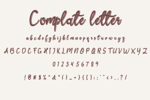 Butter sweet Script Font 4