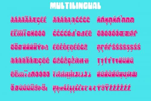 Cheeky Bite Display Font 10