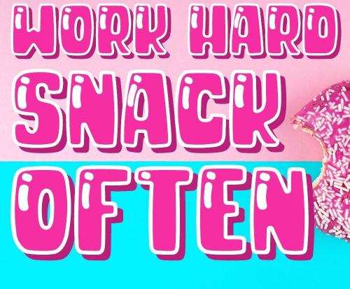 Cheeky Bite Display Font 12