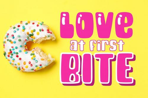 Cheeky Bite Display Font 3