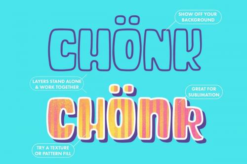 Cheeky Bite Display Font 7