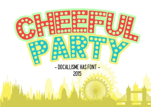 Cheerful Party font (2)