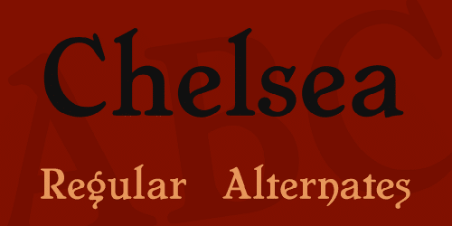 Chelsea Font Family 1