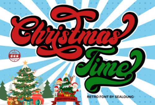 Christmas Time Script Font 1