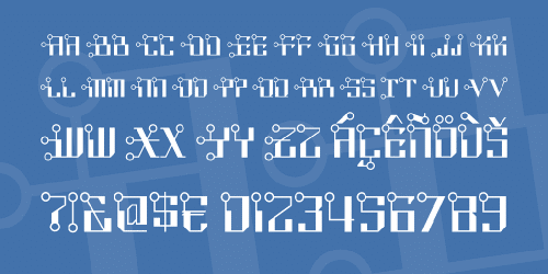 Circuit Bored NF Font 3