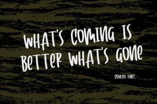 Cooless Brush Font 4